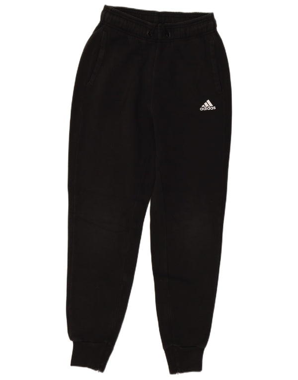 Женские спортивные брюки Adidas с графическим рисунком, джоггеры, Великобритания, 0/2 XS, черный хлопок