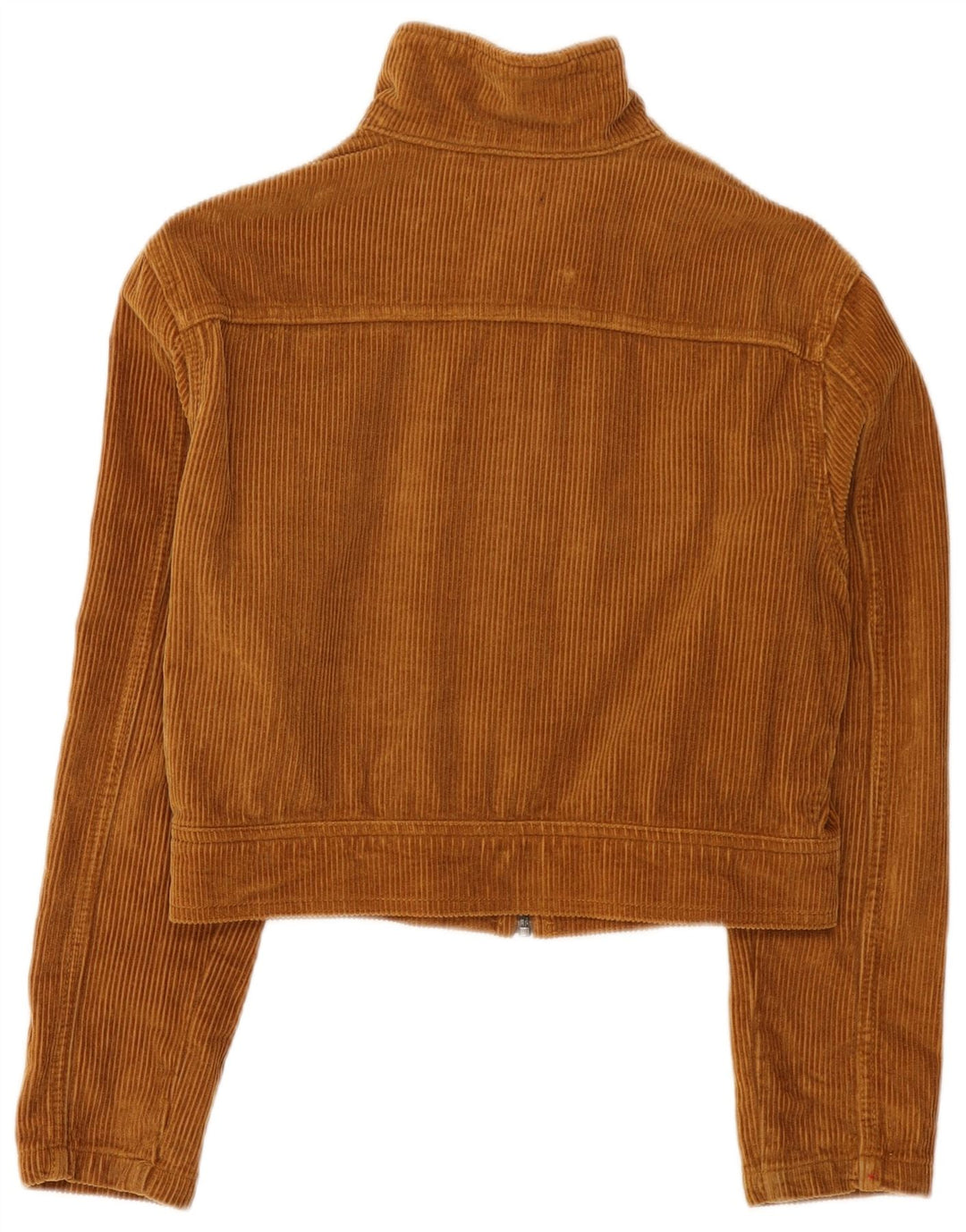 Женская укороченная вельветовая куртка Superdry UK 8, маленький коричневый хлопок