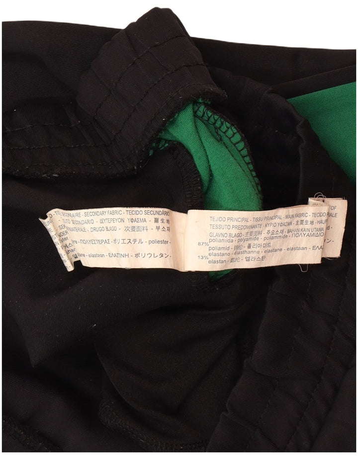Женские спортивные брюки Zara UK 12, средний черный, полиамид с цветными блоками
