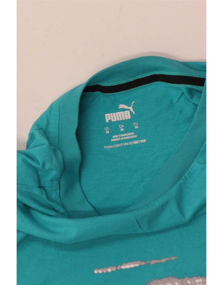 Мужская футболка Puma Regular с рисунком, средний синий