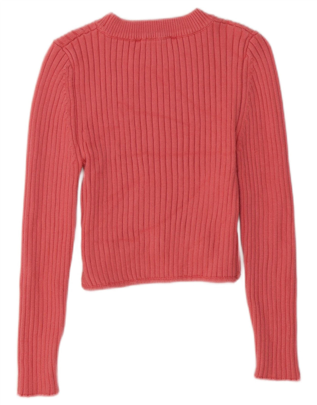 Женский топ Zara с длинным рукавом UK 14, большой розовый, вискоза