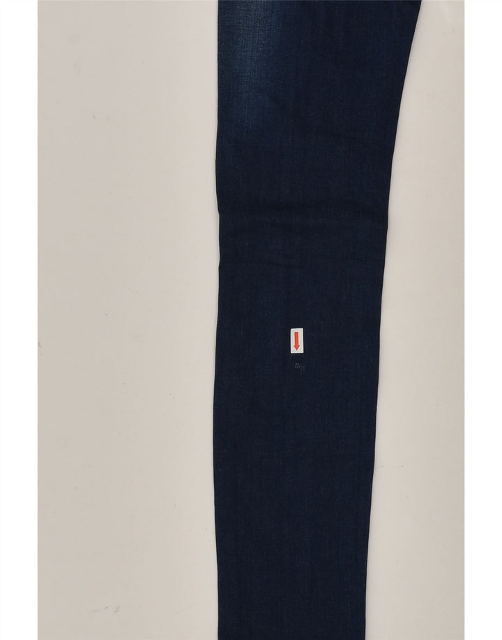 PEPE JEANS Girls Skinny Jeans 8-9 Years XS W24 L26 Navy Blue Cotton | Vintage PEPE Jeans | Thrift | Second-Hand PEPE Jeans | Used Clothing | Messina Hembry 