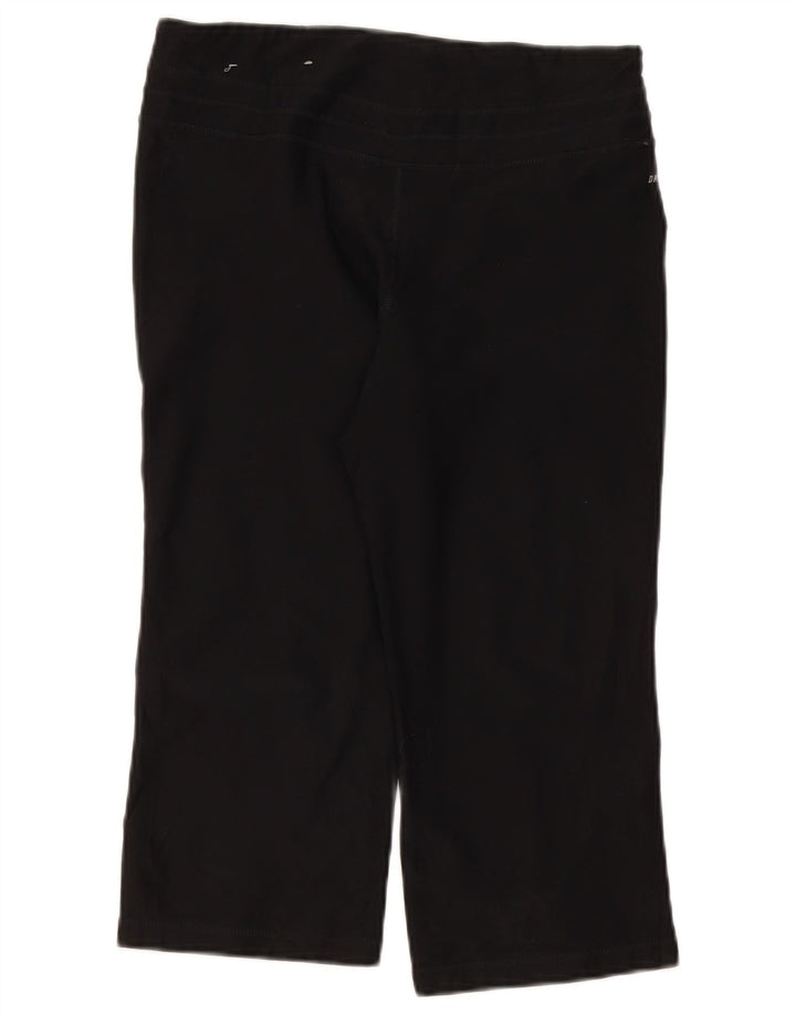 Женские леггинсы-капри Nike Medium W30 L19, черные, полиэстер, спортивные