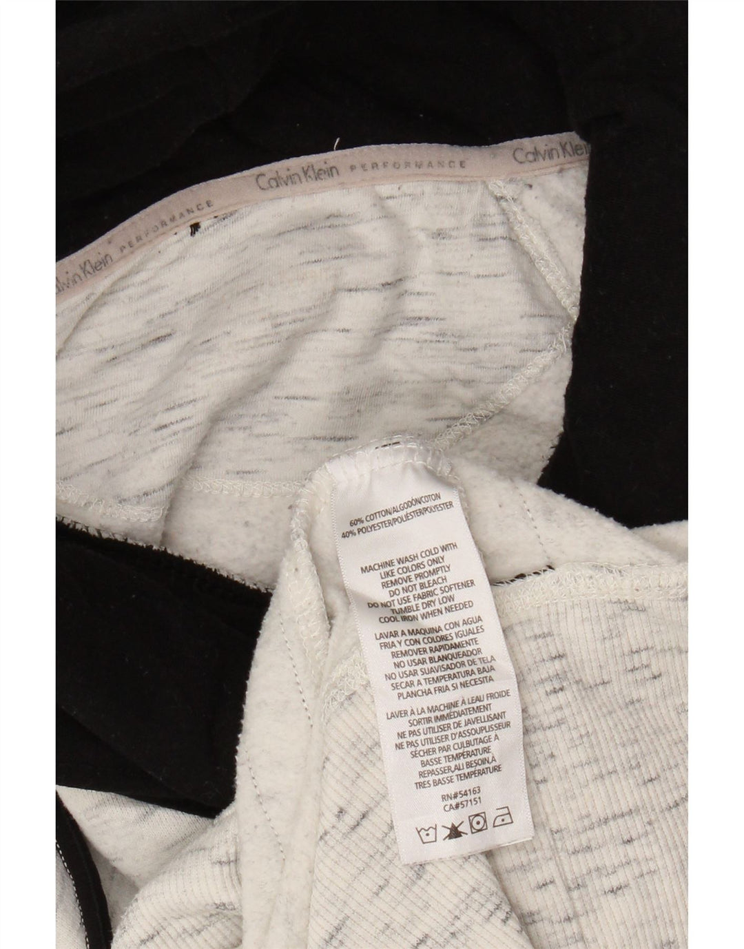 Женский джемпер оверсайз CALVIN KLEIN UK 18 XL, серый в крапинку
