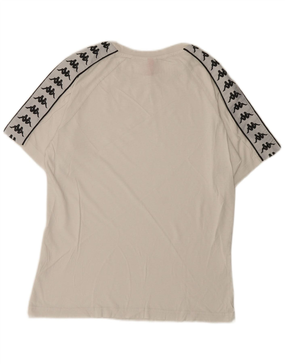 Мужская футболка с рисунком Kappa, маленькая белая