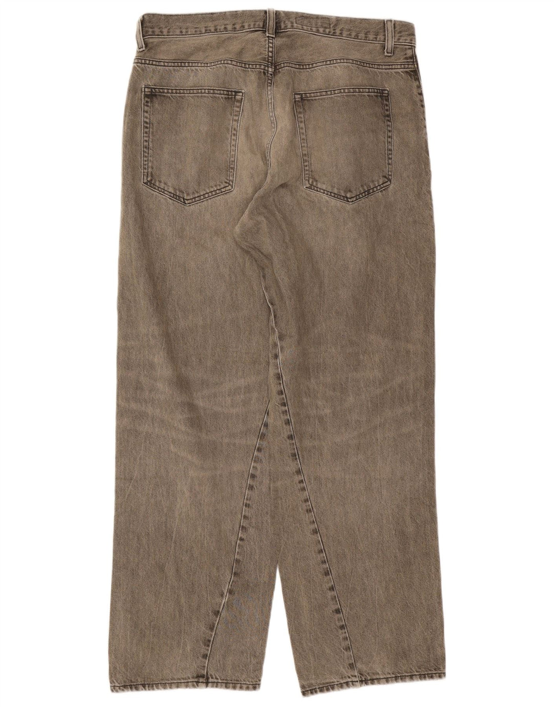 Женские свободные джинсы Zara EU 42, большие размеры W32 L32, серый хлопок