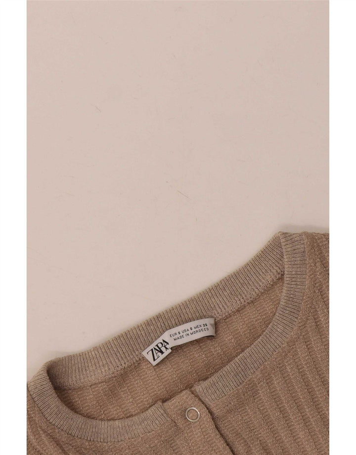 Женское боди Zara UK 10, маленький бежевый