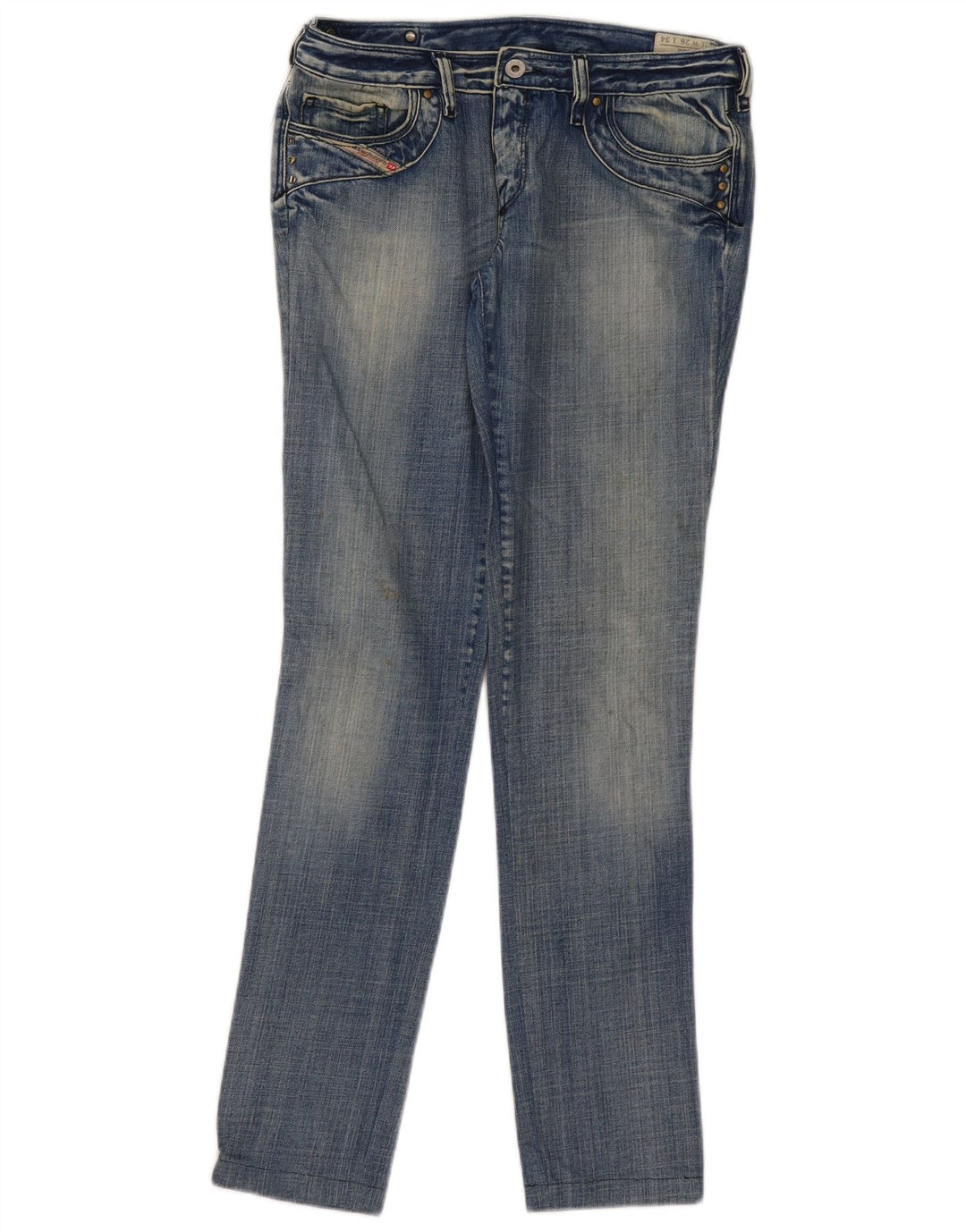Женские узкие джинсы Diesel Kycut W28 L31, синий хлопок