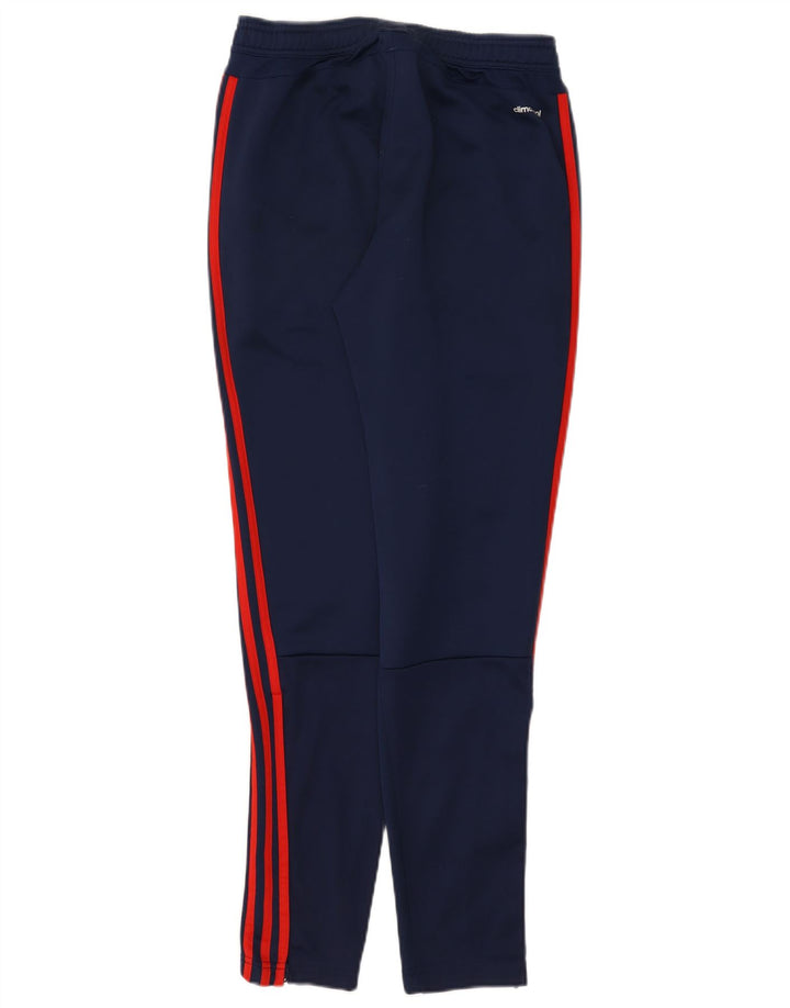 Мужские спортивные брюки Adidas Manchester United, маленькие темно-синие, полиэстер
