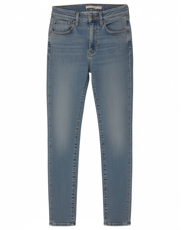 Женские джинсы скинни Levi's 721 с высокой посадкой W25 L28, синие, хлопок