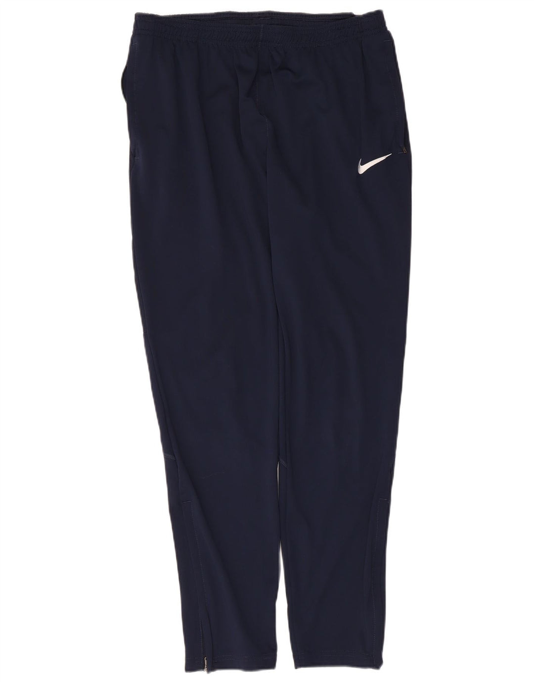 Мужские спортивные брюки Nike Dri Fit, большие темно-синие брюки из полиэстера
