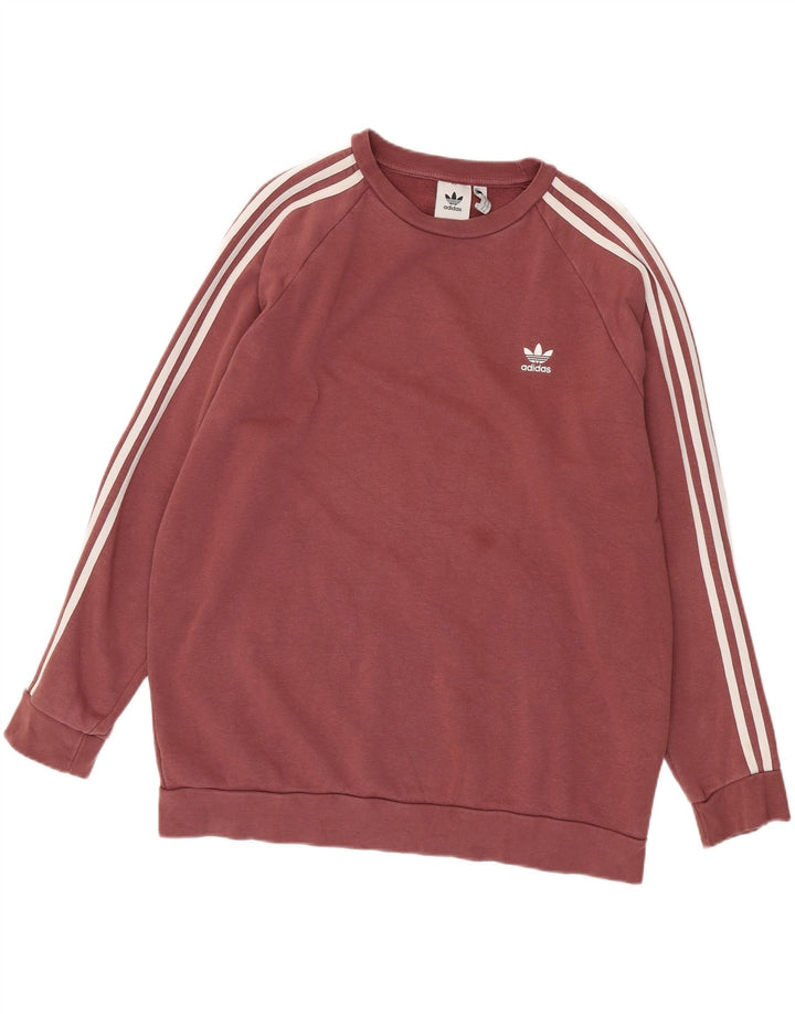 Мужской свитшот Adidas Jumper XL Темно-бордовый хлопок