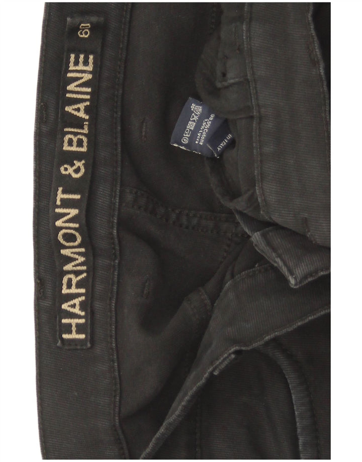 Мужские укороченные джинсы Harmont & Blaine W42 L27, черный хлопок