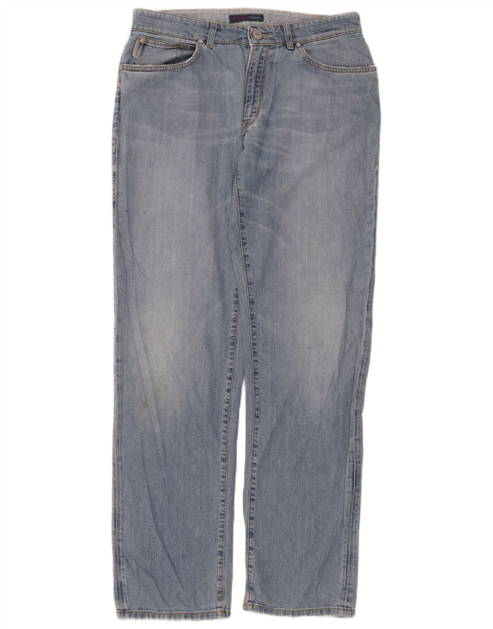 Женские прямые джинсы Trussardi W32 L34 синие, хлопок