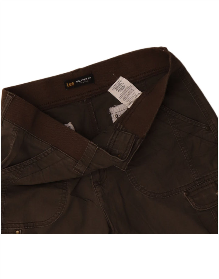 Женские шорты карго свободного кроя LEE со средней посадкой, размер США 6, средний размер W30, хлопок цвета хаки