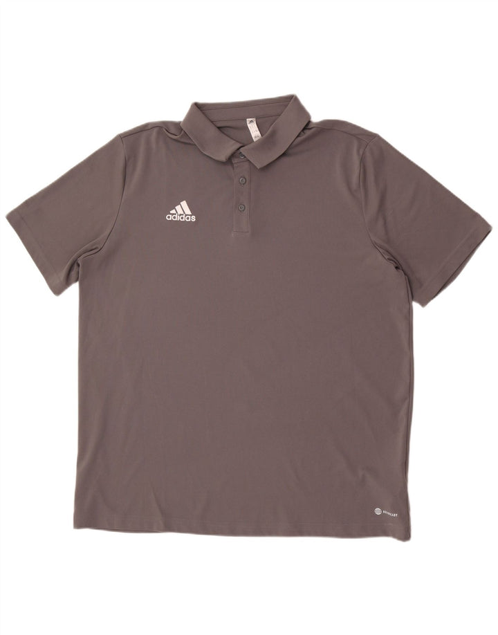 Мужская рубашка поло Adidas Aeroready XL, серый полиэстер