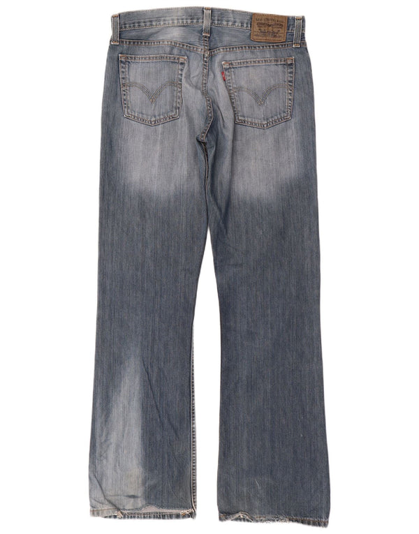 Мужские джинсы Levi's 527 Acid Wash Bootcut W33 L34 Синие хлопковые