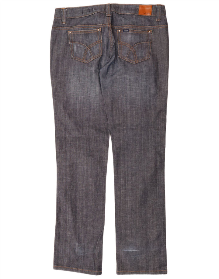 Женские прямые джинсы LEE Riders с низкой талией США 12, большие W34 L33, темно-синие