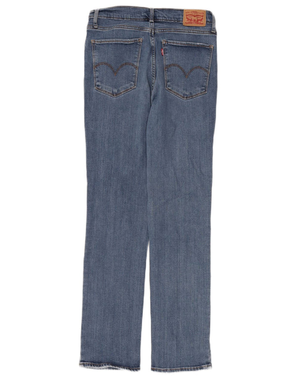 Женские прямые джинсы Levi's 724 с высокой посадкой W30 L28 синие