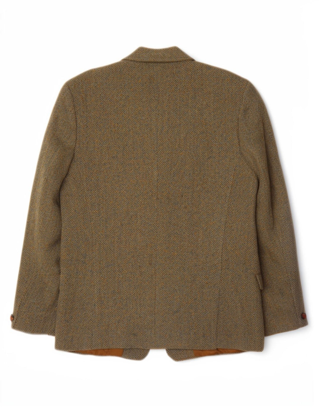 Мужские кроссовки Dunn &Co Harris Tweed UK 40, большие коричневые, классические, с узором «елочка» из шерсти