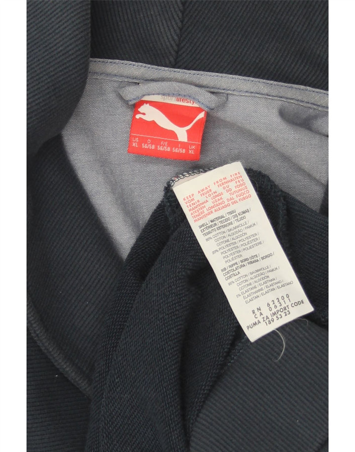 Мужской спортивный костюм Puma, верхняя куртка XL, темно-синий, хлопок