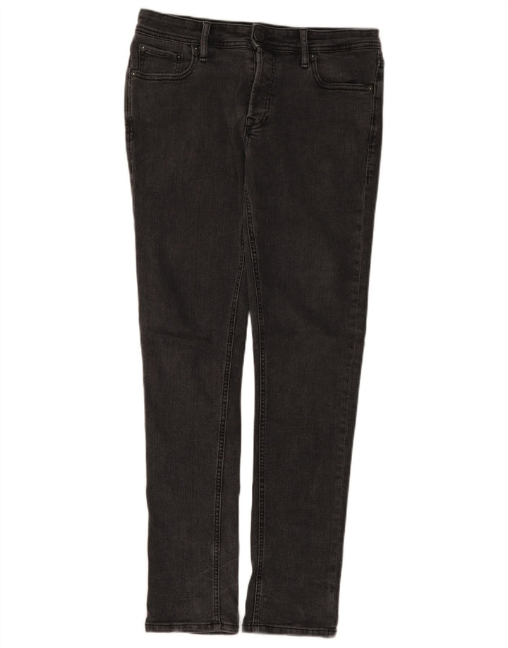Мужские узкие джинсы Jack & Jones W31 L32, серый хлопок