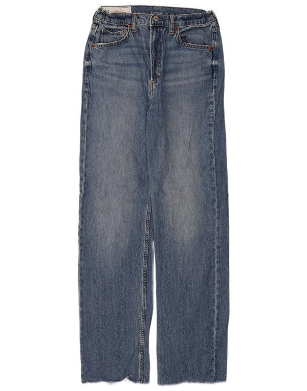 Женские свободные джинсы с высокой талией Gap W27 L31, синий хлопок