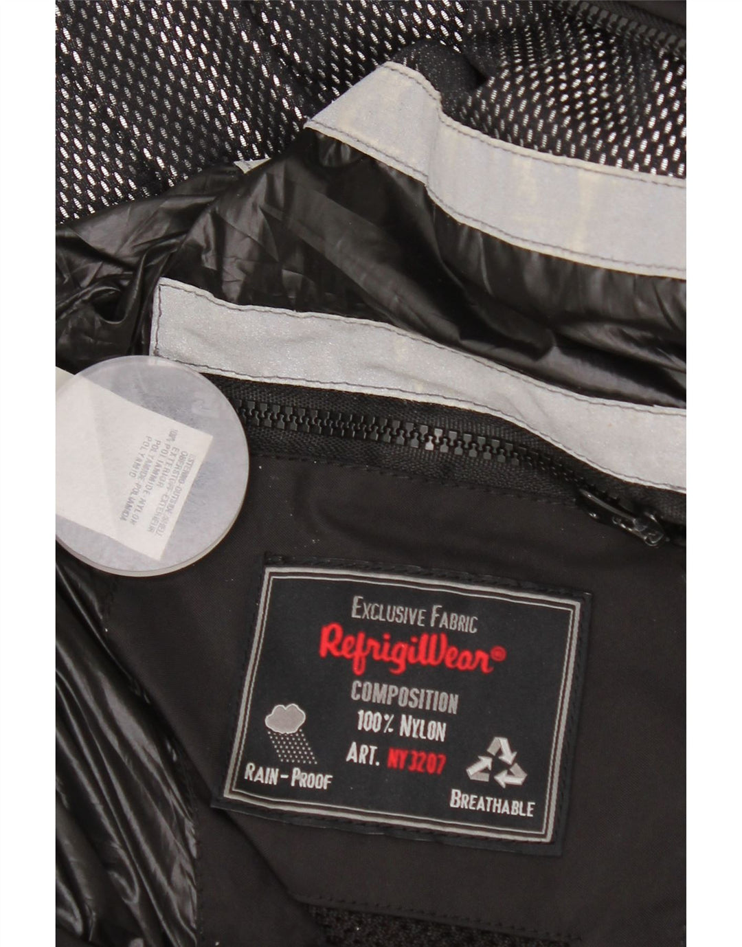 Refrigiwear Женская дождевик IT 52 2XL Черный нейлон