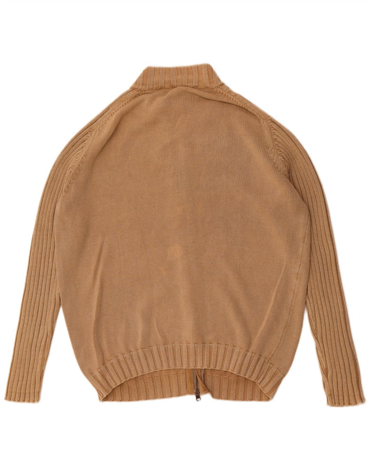 Мужской кардиган-свитер Massimo Dutti XL, бежевый, хлопок