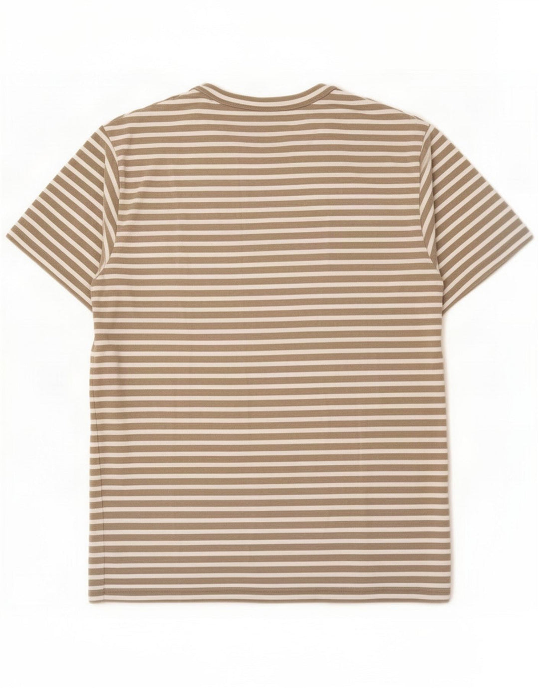 Cos Мужская футболка Top Medium Бежевая полоска из хлопка