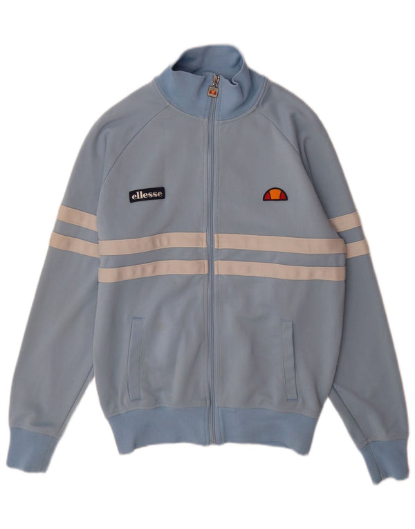 Мужской спортивный костюм Ellesse, верхняя куртка, хлопковая синяя полоска среднего размера