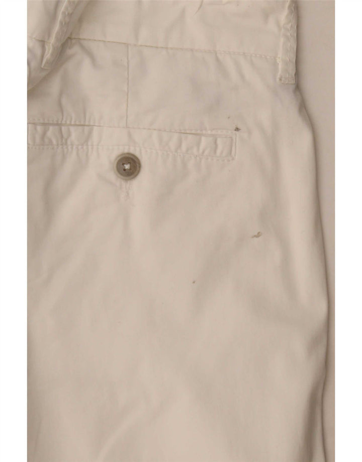 Женские прямые брюки чинос Fay W29 L29, белый хлопок