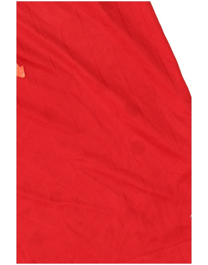 Мужской топ Adidas Climalite с длинным рукавом 2XL, красный полиэстер