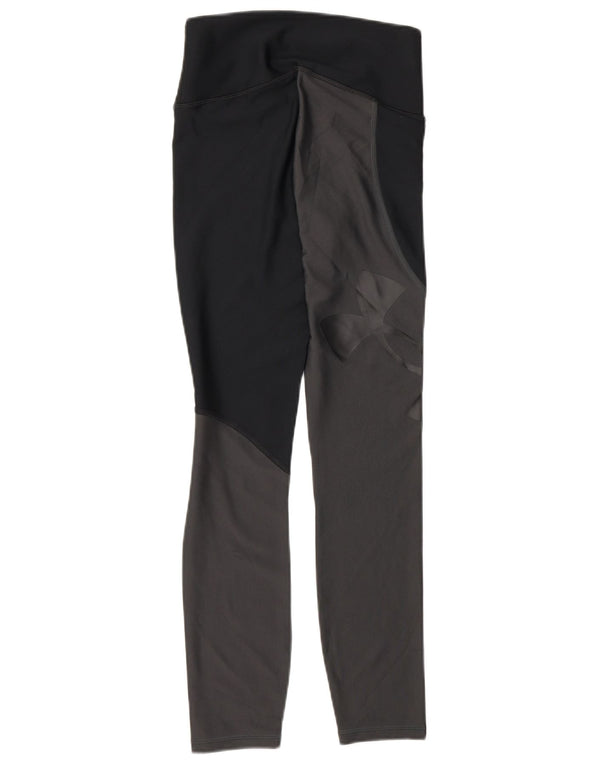 Женские леггинсы с рисунком Under Armour UK 4 XS, серые, полиэстер с цветными блоками