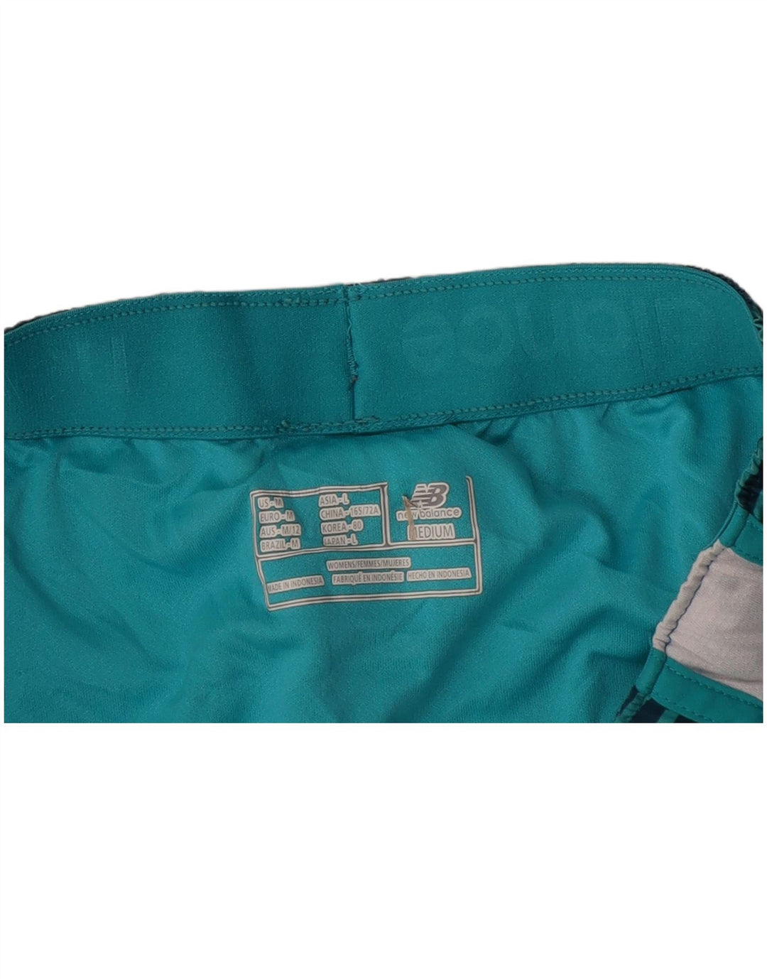 Женские спортивные шорты NEW BALANCE UK 14, средние темно-синие в полоску