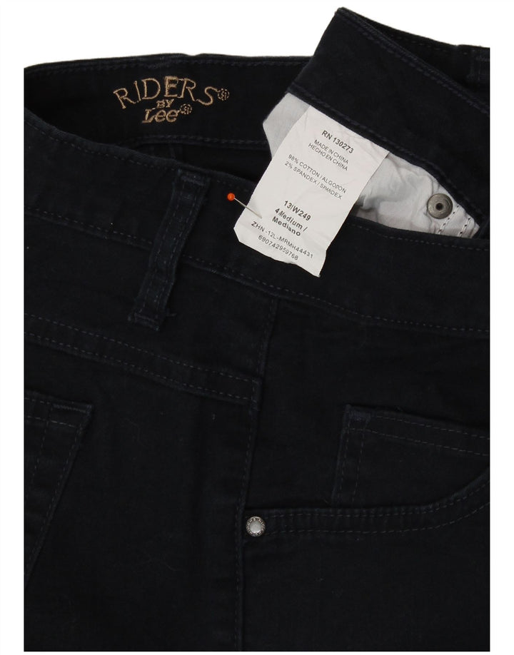 Женские джинсы-капри LEE Riders США 4, маленькие W27 L18, темно-синие, хлопковые