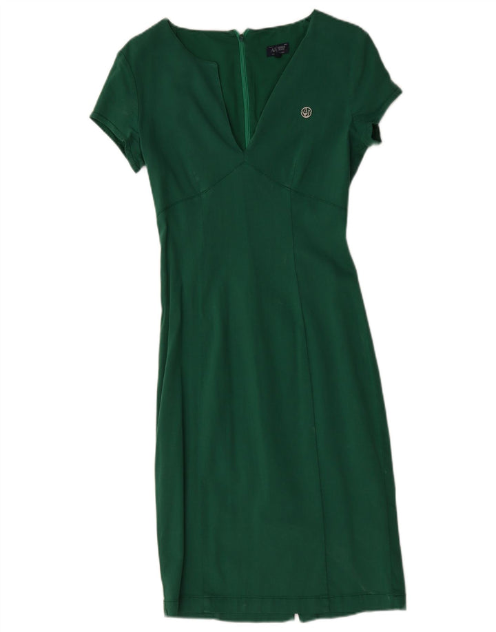 Женское платье-футляр Armani Jeans IT 42 Medium Green Modal