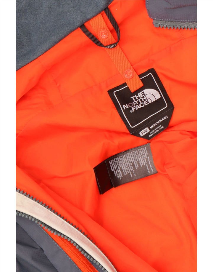 Мужская дождевик The North Face UK 38, средний синий нейлон с цветными блоками