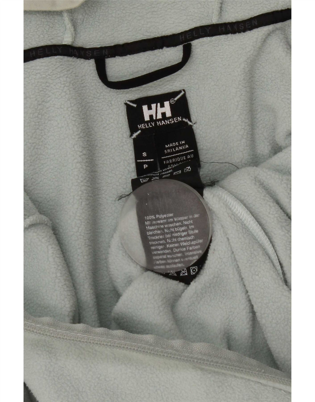 Женская укороченная флисовая куртка с капюшоном Helly Hansen UK 10, маленький синий полиэстер