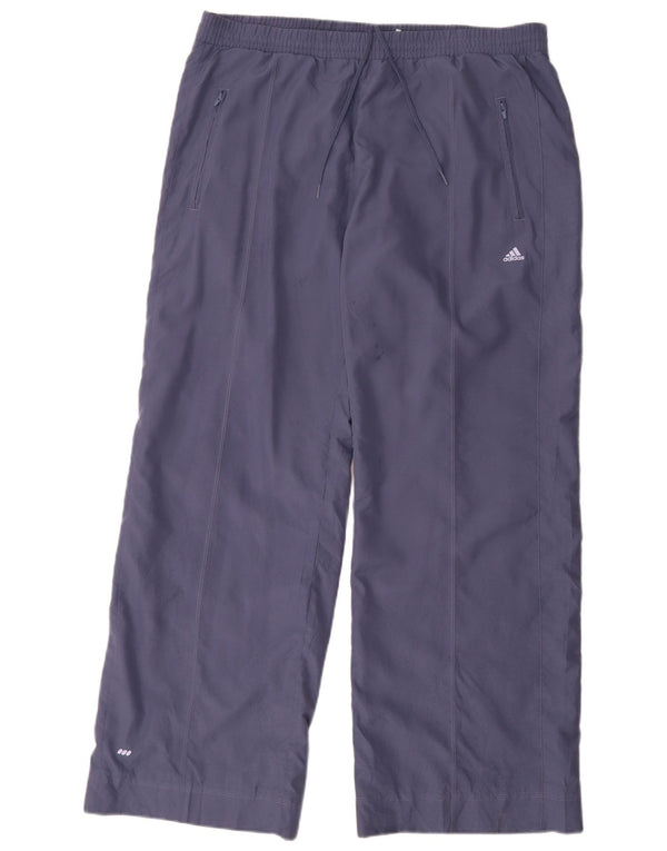 Женские спортивные брюки Adidas UK 18 XL Темно-синий полиэстер