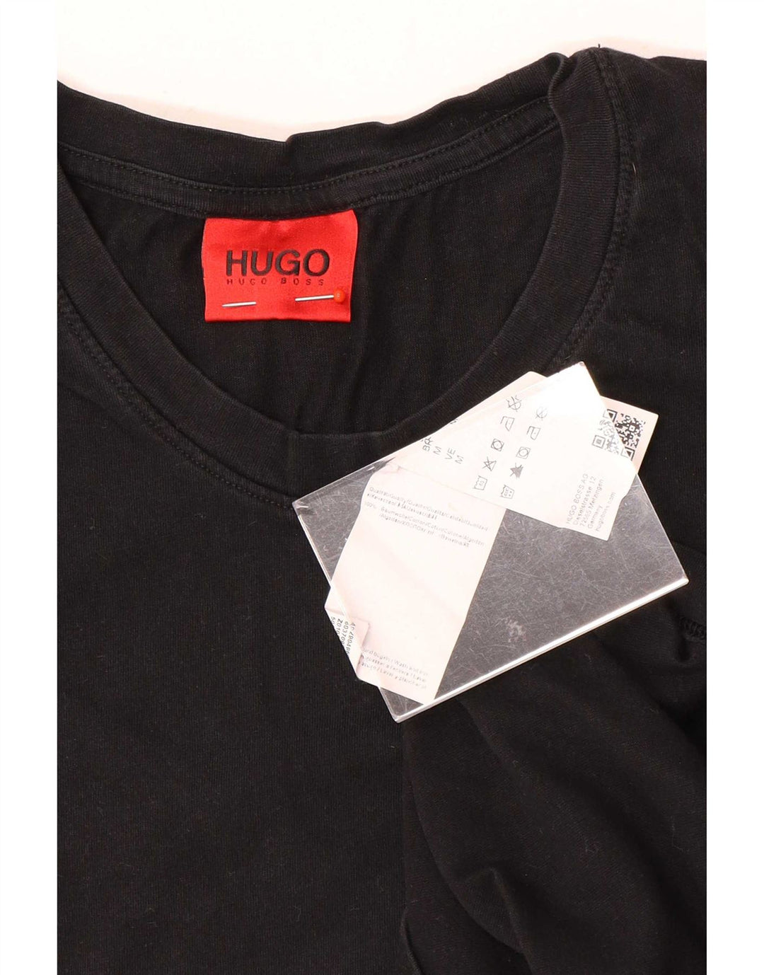 Мужская футболка Hugo Boss Top Medium Black Cotton