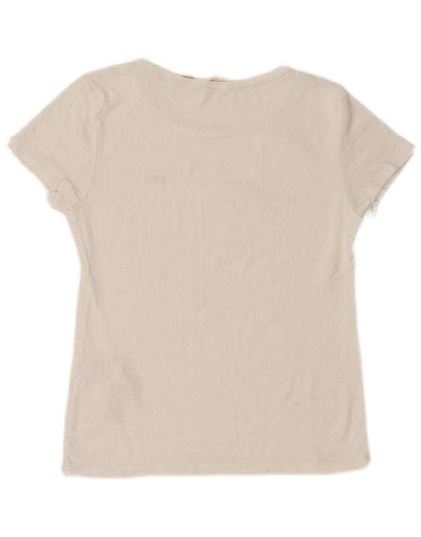 Женская футболка LEVI'S Top UK 12 Medium White Cotton