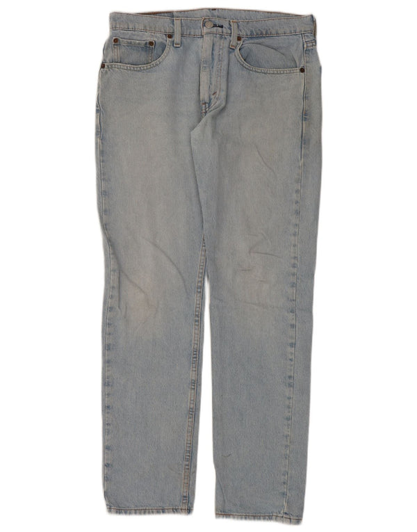 Мужские зауженные джинсы Levi's 502 W30 L30 синие, хлопок