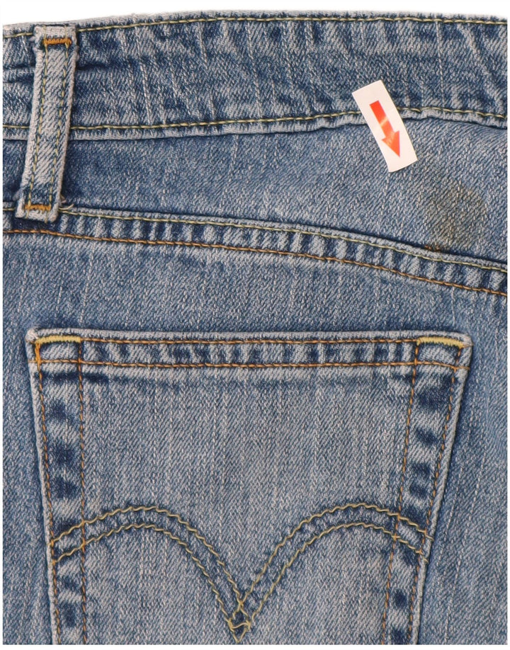 Женские джинсы Levi's 518 Super Low Bootcut W28 L32 синие, хлопок