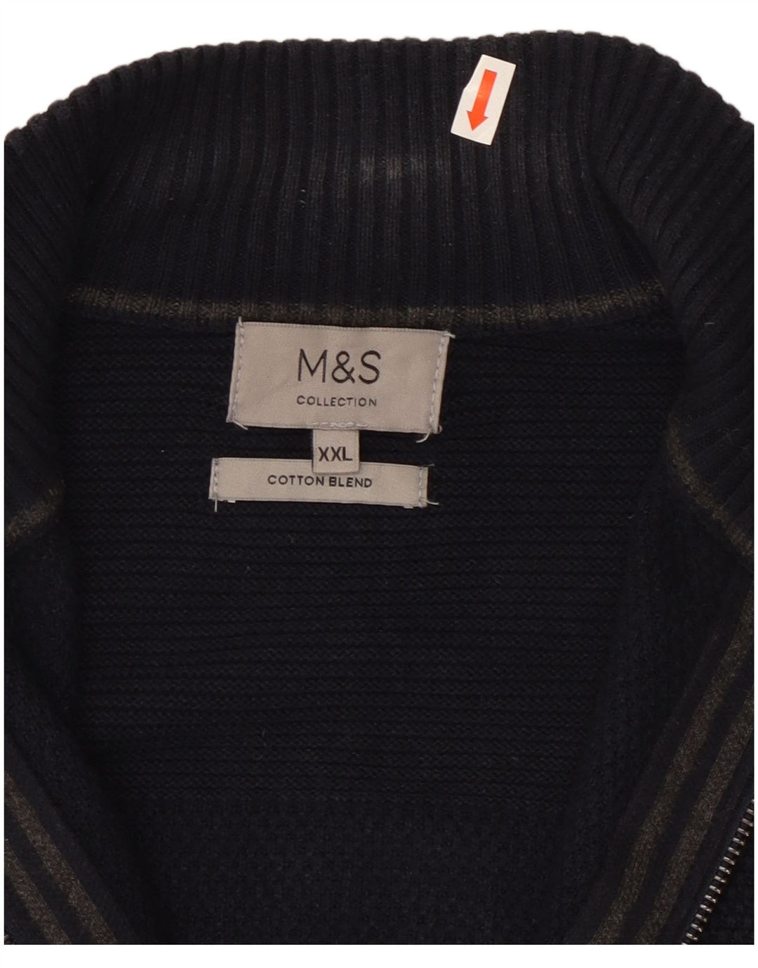 Мужской кардиган Marks & Spencer 2XL темно-синий хлопок