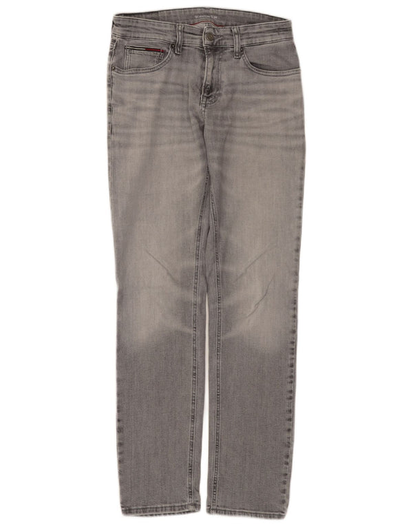 TOMMY HILFIGER Мужские джинсы Scanton Slim W30 L32 Серый хлопок