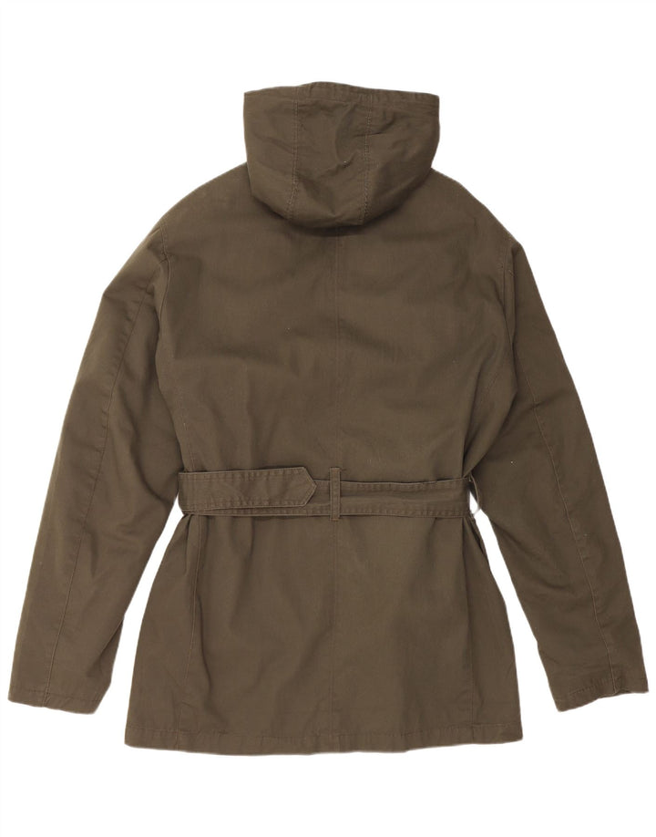 Мужская парка VINTAGE с капюшоном UK 40, большой размер, цвет хаки, хлопок