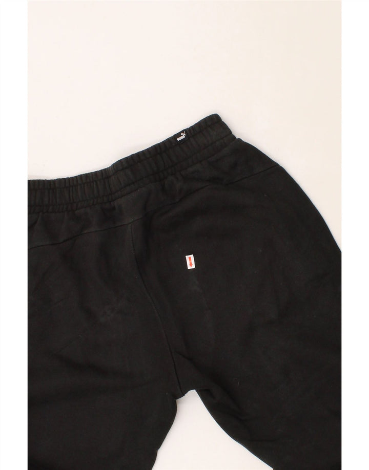 PUMA Mens Tracksuit Trousers Joggers Small  Black Cotton Vintage Puma and Second-Hand Puma from Messina Hembry 