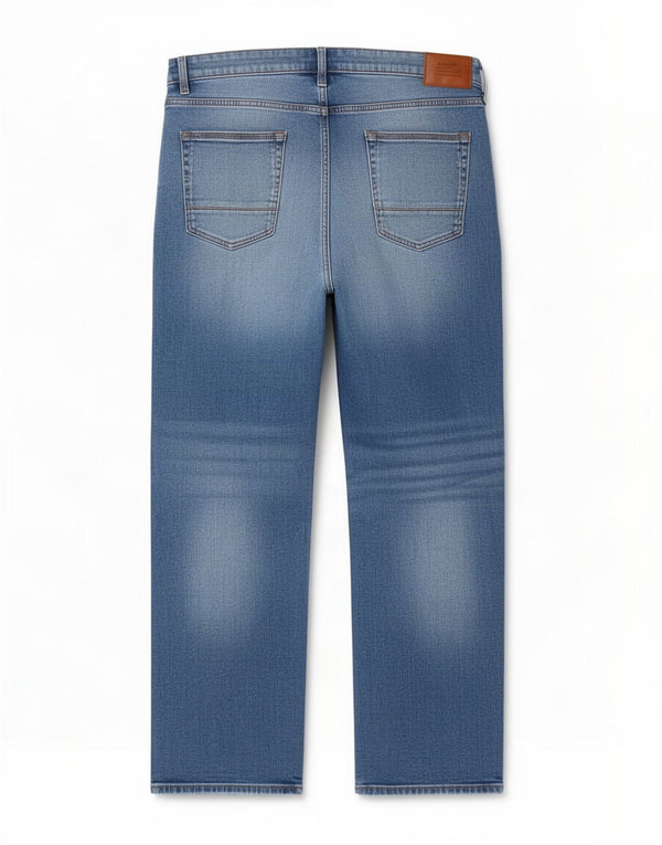 Мужские прямые джинсы Marks & Spencer W42 L31 синие, хлопок