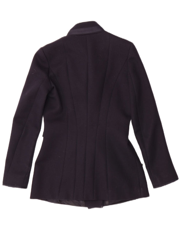 Женское пальто Reiss UK 4 XS темно-синее, шерсть